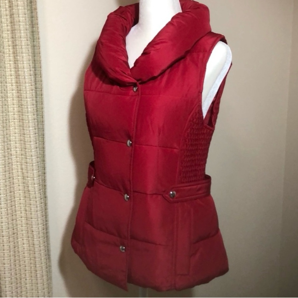 Marc New York Women's Red Puffer Vest